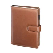 Kalendarze - Kalendarz 2026 A5 tygodniowy magnetyczny brązowy - kalendarz - miniaturka - grafika 1