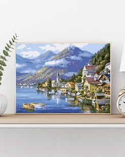Malowanie po numerach, Malownicza Austria - Malowanie po numerach - miniaturka - grafika 1