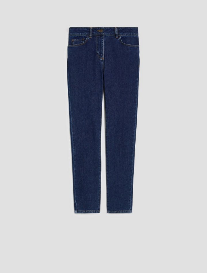 jeansy skinny fit damskie niebieski