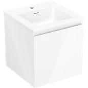 Szafki łazienkowe - Mexen Orio szafka łazienkowa 45 cm z umywalką Otis, 1 szuflada, biała połysk - 91A10-04547-1-BF00-W18M00 - miniaturka - grafika 1