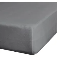 Prześcieradła - Prześcieradło EUROFIRANY Jersey 4 160 x 200 cm Stalowy - miniaturka - grafika 1