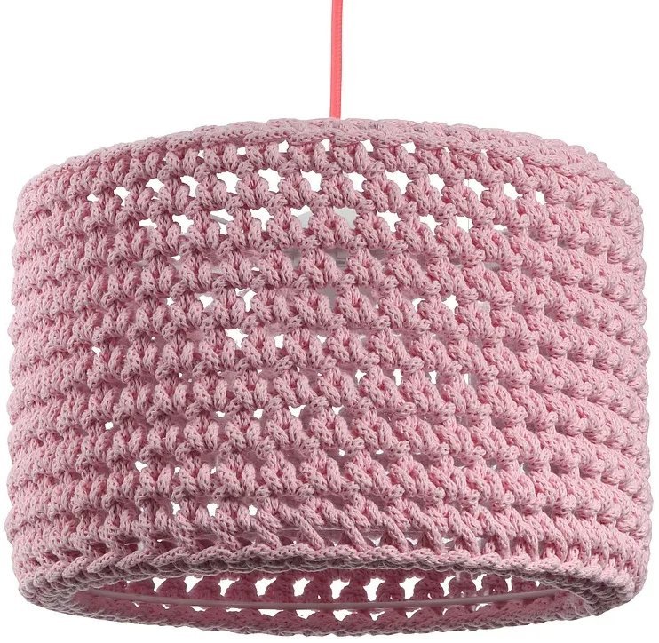 Lampa wisząca COTTON 30 różowa BPS KONCEPT