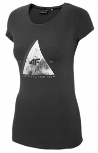 Koszulka damska 4F T-SHIRT BAWEŁNA TSD060 XS - Koszulki i topy damskie - miniaturka - grafika 1