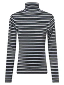 Koszule damskie - brookshire - Damska koszulka z długim rękawem, niebieski|wielokolorowy - miniaturka - grafika 1