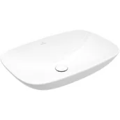 Umywalki - Villeroy & Boch Loop & Friends umywalka 56x38 cm nablatowa prostokątna CeramicPlus Weiss Alpin 4A4900R1 - miniaturka - grafika 1