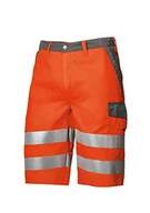 Spodenki damskie - BP 2014-845-8553-48n szorty z elastyczną częścią na plecach, mieszanka materiału 270,00 g/m², Warnorananan/ciemnoszara, 48 n - miniaturka - grafika 1