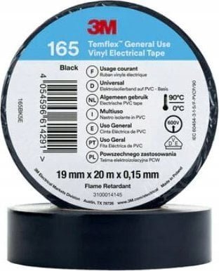 3M Temflex 1500 DE272951091 19mmx20m czarna
