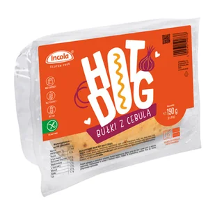 Incola Bułka hot-dog z cebulą bezglutenowa 2 x 65 g - Bułki - miniaturka - grafika 1