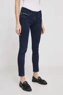 Spodnie damskie - Pepe Jeans jeansy damskie kolor granatowy - miniaturka - grafika 1