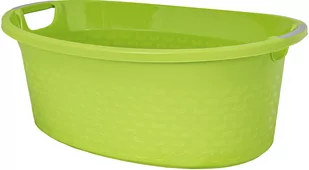 BRANQ - Kosz na pranie - Miska - 40 L - zielony - Kosze na bieliznę - miniaturka - grafika 1