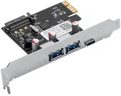 Akcesoria do komputerów stacjonarnych - Orico ORICO Expansion Card 2A1C-BK-BP - miniaturka - grafika 1