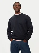 Bluzy męskie - Tommy Hilfiger Bluza Essential MW0MW37232 Granatowy Regular Fit - miniaturka - grafika 1