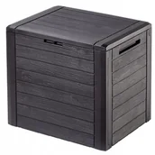 Skrzynie ogrodowe - Skrzynia ogrodowa Grewena 140L, ciemny brąz - miniaturka - grafika 1