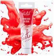 Dodatki do ciast w proszku - BARWNIK spożywczy w żelu CZERWONY DO TORTU fractal vivid red TUBKA 30g - miniaturka - grafika 1