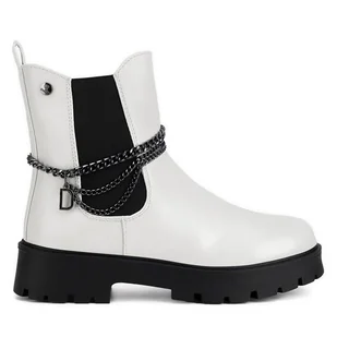 Botki DeeZee CM231117-1 Beżowy - Buty dla dziewczynek - miniaturka - grafika 1