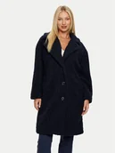Płaszcze damskie - Guess Płaszcz zimowy Berenice W4BL10 WGHS0 Granatowy Regular Fit - miniaturka - grafika 1