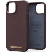Etui i futerały do telefonów - Njord by Elements Etui do iPhone 14 Dark Brown z prawdziwej skóry - miniaturka - grafika 1