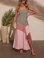 Sukienki - LA Angels Sukienka w kolorze jasnoróżowo-czarnym - miniaturka - grafika 1