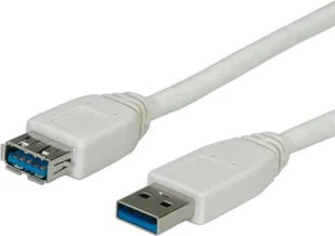 Kabel USB Value USB-A - 1.8 m Biały (11.99.8978) - Kable USB - miniaturka - grafika 1