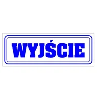 Przybory szkolne - Naklejka 210X80 Wyjście - miniaturka - grafika 1