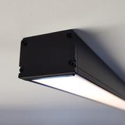 Lampy sufitowe - Nasufitowy plafon Pietra 3133A2103-31 Elkim LED 36W 3000K listwa czarna - miniaturka - grafika 1