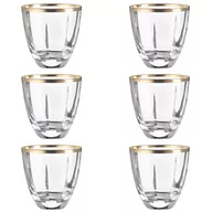 Szklanki - Zestaw szklanek kryształowych DESIRE Gold VILLA ITALIA - miniaturka - grafika 1