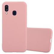 Etui i futerały do telefonów - Pokrowiec Do Samsung Galaxy A40 Etui w CANDY RÓŻOWY TPU Silikon Obudowa Case Cover Ochronny Plecki Cadorabo - miniaturka - grafika 1