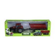 Samochody i pojazdy dla dzieci - Dromader Traktor z przyczepą w pudełku 1233601 - miniaturka - grafika 1