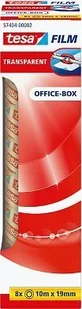 TESA tesafilm Office Box 8 Rollen 10m 19mm transparent 57404-00002-04 - Taśmy klejące - miniaturka - grafika 1