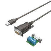Adaptery i przejściówki - Unitek Konwerter/Adapter USB 2.0 do RS422/RS485 DB9M z chipsetem FTDI, 1,5m Y-108301-1.5M - miniaturka - grafika 1