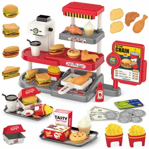 2 x ZESTAW SKLEP RESTAURACJA DLA DZIECI SUPERMARKET EKSPRES TERMINAL MATADI - Zabawy w naśladowanie dorosłych - miniaturka - grafika 1