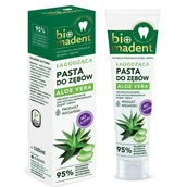 Pasty do zębów - BioMadent BIO MADENT łagodząca pasta do zębów ALOE VERA 100 ml - miniaturka - grafika 1