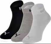 Skarpetki męskie - PUMA SKARPETY QUARTER 3 PARY Roz: 43-46 3-kolory - miniaturka - grafika 1