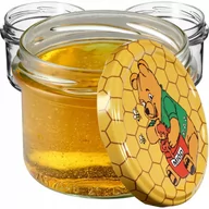 Pojemniki kuchenne - Słoiki Tartu 235ml 50 szt. 82mm + wieczka "Miód" - miniaturka - grafika 1