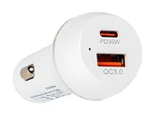 Ładowarki samochodowe - Ładowarka samochodowa gniazdo USB+USB-C 48W G48W - miniaturka - grafika 1