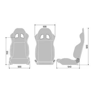 Fotel samochodowy Sparco R100 MY22 czarno-niebieski - Akcesoria tuningowe - miniaturka - grafika 2