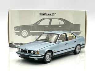 BMW 535i (E34) - 1988 (light blue metallic) Minichamps 1:18 - Samochody i pojazdy dla dzieci - miniaturka - grafika 1