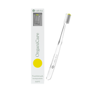 Szczoteczki do zębów - Biodegradowalna szczoteczka do zębów OrganiCare z ochroną antybakteryjną - Żółta - miniaturka - grafika 1