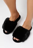 Kapcie damskie - Czarne Kapcie Kharilea - miniaturka - grafika 1