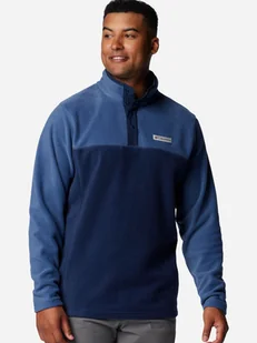 Bluza męska nierozpinana streetwear Columbia Steens Mountain Half Snap II 2097721465 S Granatowa (195981427448) - Bluzy męskie - miniaturka - grafika 1