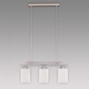 Lampy sufitowe - Prezent Lampa wisząca RAPO 3xE27/60W matowy/chrom - miniaturka - grafika 1