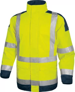 Delta Plus Kurtka ostrzegawcza ocieplana z poliestru Oxford powlekanego poliuretanem kl. 3 kol.żółty fluo-granatowy roz.3XL CORP EASYVJM3X EASYVJM3X - Odzież robocza - miniaturka - grafika 1