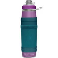 Shakery i bidony sportowe - Bidon Camelbak Peak Fitness Chill 710ml z kieszonką Italian Plum Teal - miniaturka - grafika 1