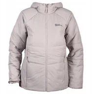Bluzy damskie - Jack Wolfskin Bergland INS Hoody W 1207221-2174 szary XL - miniaturka - grafika 1