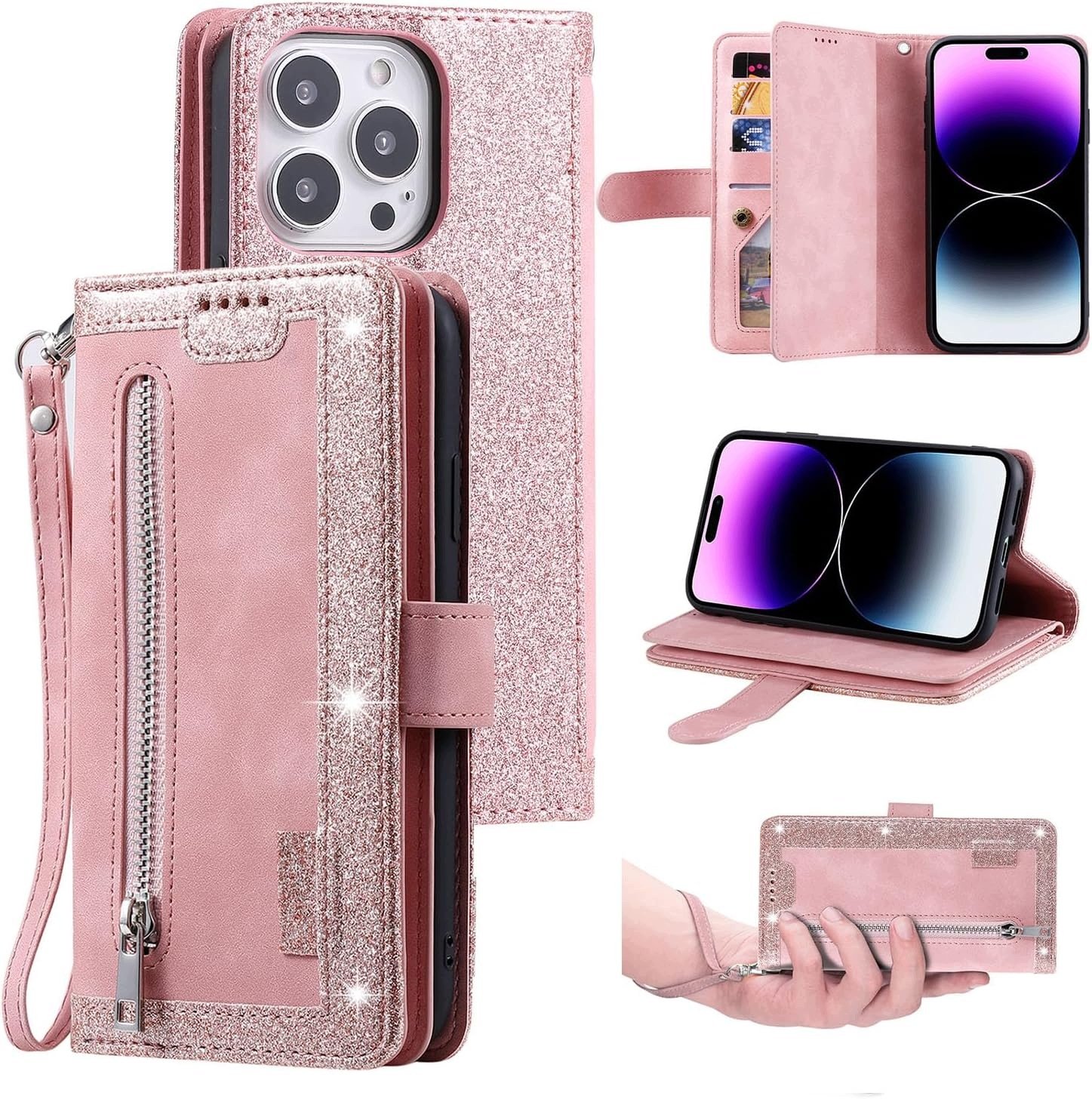 Ueebai Etui Portfel iPhone 12 12 Pro 6,1