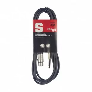 Stagg SMC3 X P S Serie przewód mikrofonowy wtyczka jack  XLR żeńskiego 3 m SMC3XP - Kable - miniaturka - grafika 2