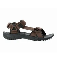 Sandały męskie - Sandały sportowe męskie Jack Wolfskin LAKEWOOD RIDE SANDAL M tabacco - 44,5 - miniaturka - grafika 1