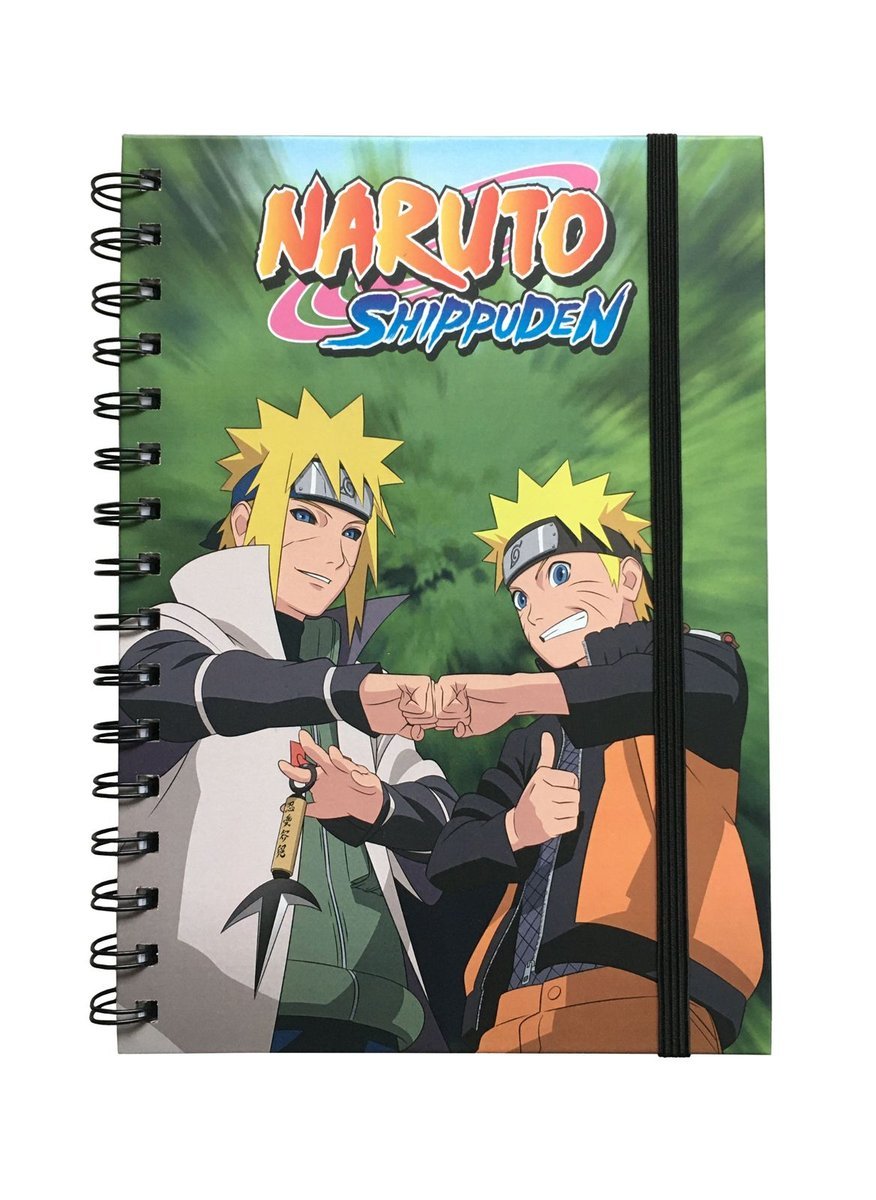 Notes A5 kołozeszyt Naruto Characters dla chłopca do szkoły 80k w linie