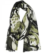 Apaszki i szaliki damskie - Ciepły stylowy szal szalik Chusta abstrakcyjny miękki gładki 180x75 cm - miniaturka - grafika 1