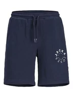 Spodenki damskie - JACK&JONES JUNIOR Jpstwarrior chłopięce szorty dresowe w Jnr, granatowy blezer, 176 - miniaturka - grafika 1